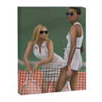 Elegance on the Court Canvas Print Gallery Image 6