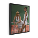 Elegance on the Court Framed Canvas Print Gallery Image 2