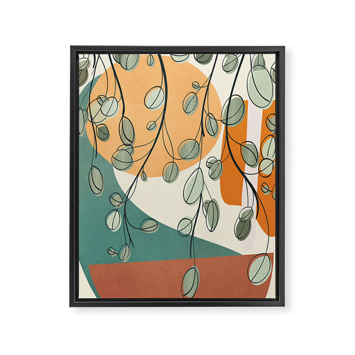 Elegant Shapes 04 Framed Canvas Print Gallery Image 1