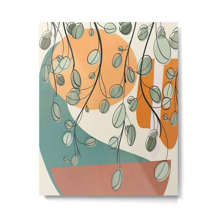 Elegant Shapes 04 Metal Print Gallery Image 1