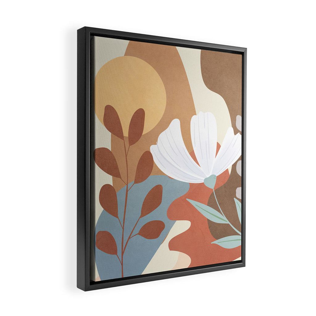 Elegant Shapes 08 Framed Canvas Print Gallery Image 2