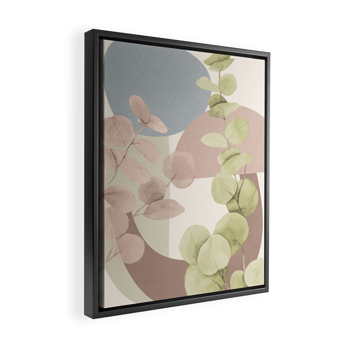 Elegant Shapes 17 Framed Canvas Print Gallery Image 2