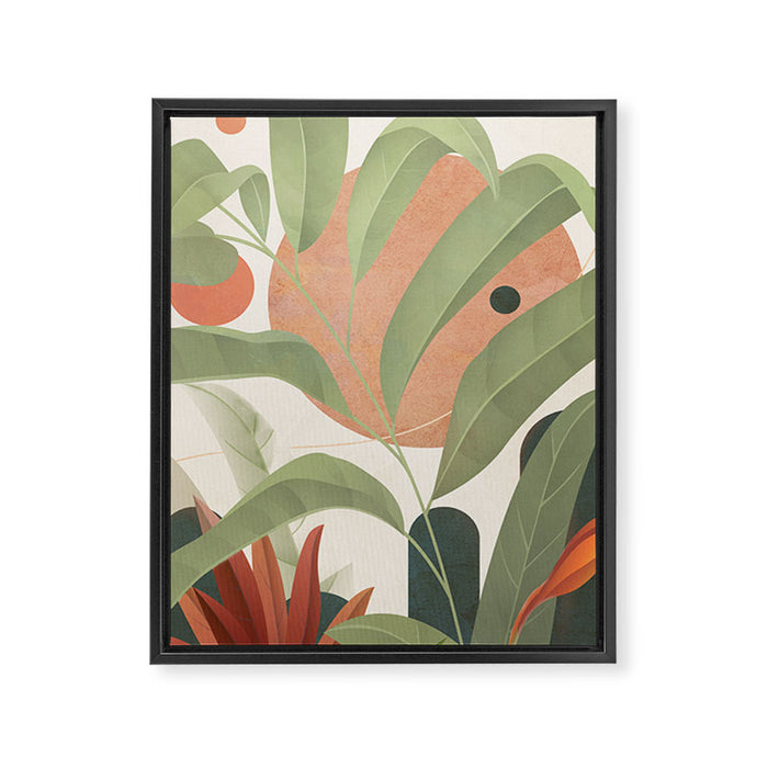 Elegant Shapes 22 Framed Canvas Print Gallery Image 1