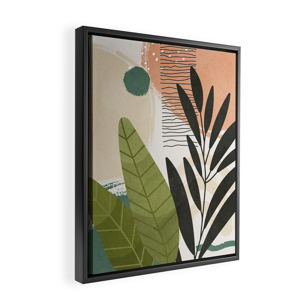 Elegant Shapes 28 Framed Canvas Print Gallery Image 2