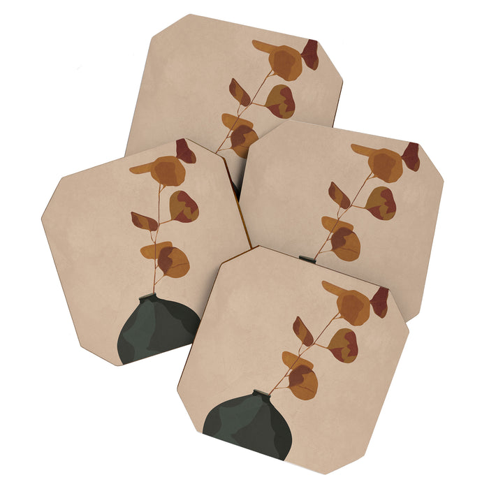 Eucalyptus Decoration I Coaster Gallery Image 1