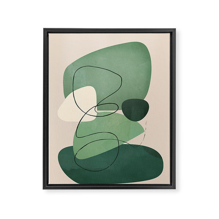 Floating Abstraction 10 Framed Canvas Print Gallery Image 1