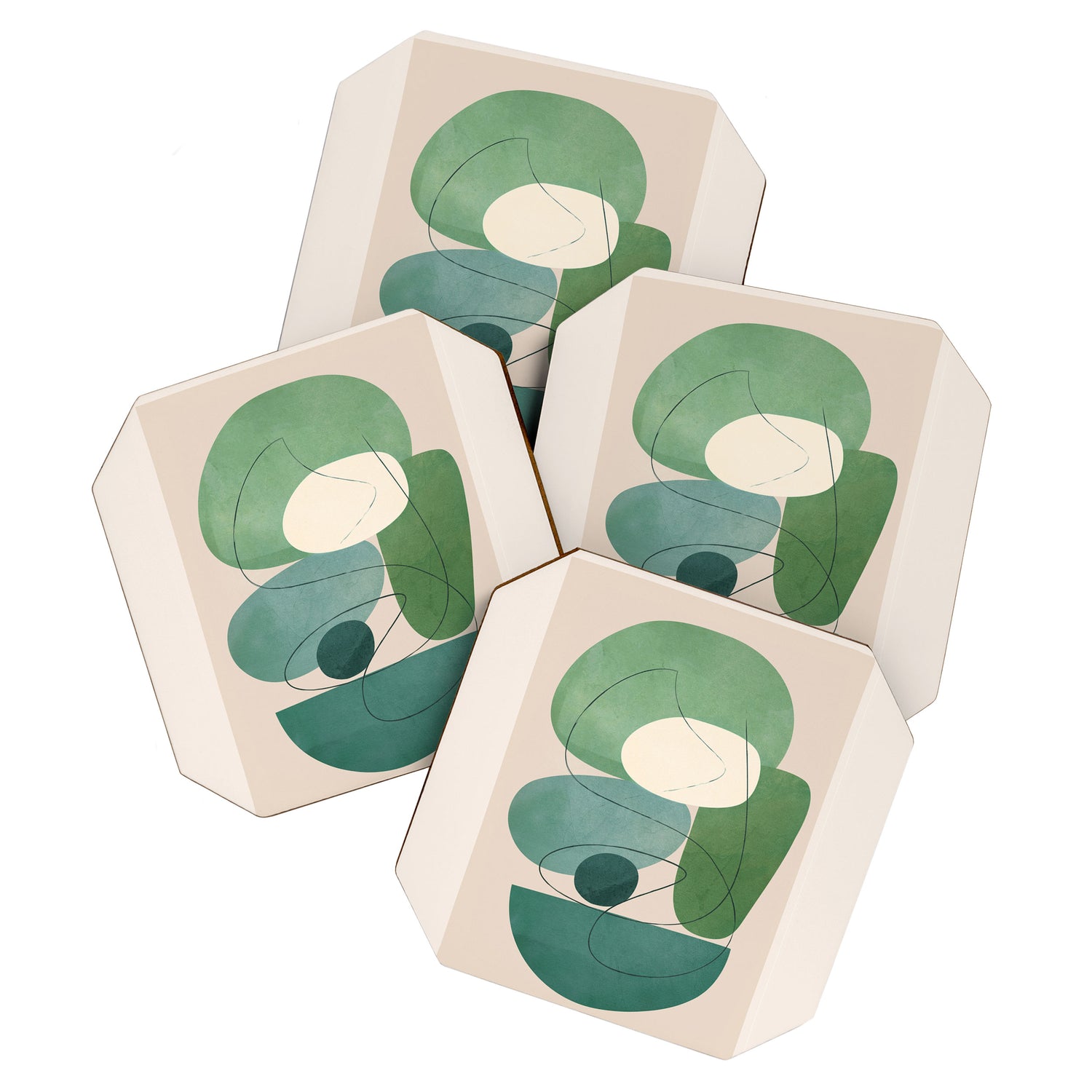 Floating Abstraction 7 Coaster Gallery Image 1