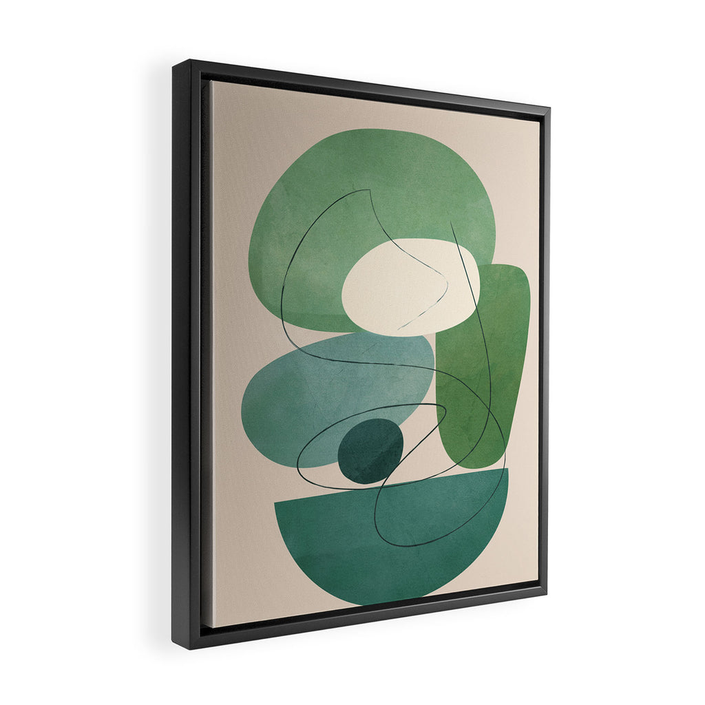 Floating Abstraction 7 Framed Canvas Print Gallery Image 2