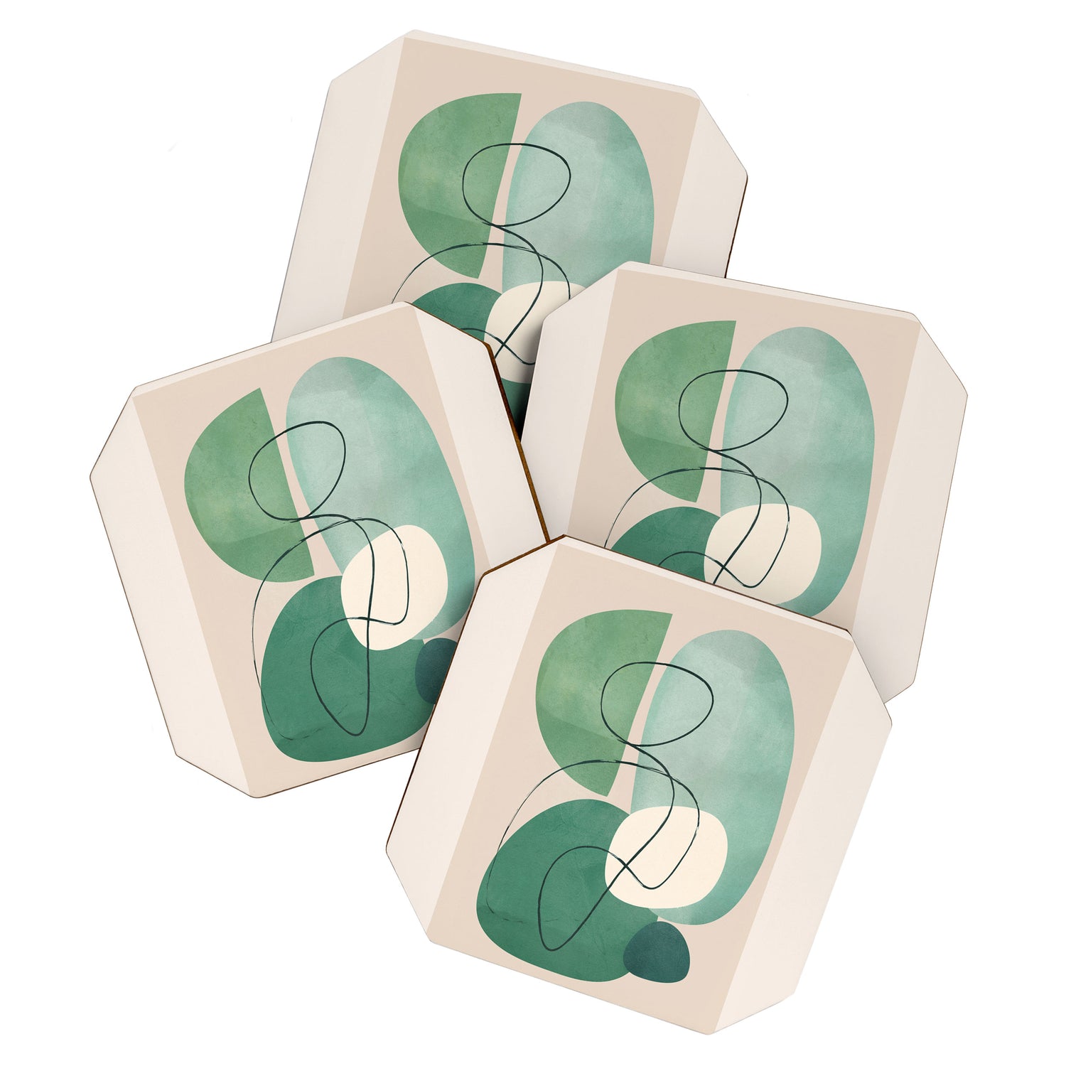 Floating Abstraction 8 Coaster Gallery Image 1