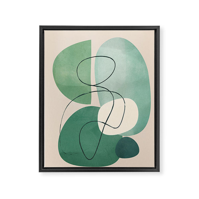 Floating Abstraction 8 Framed Canvas Print Gallery Image 1