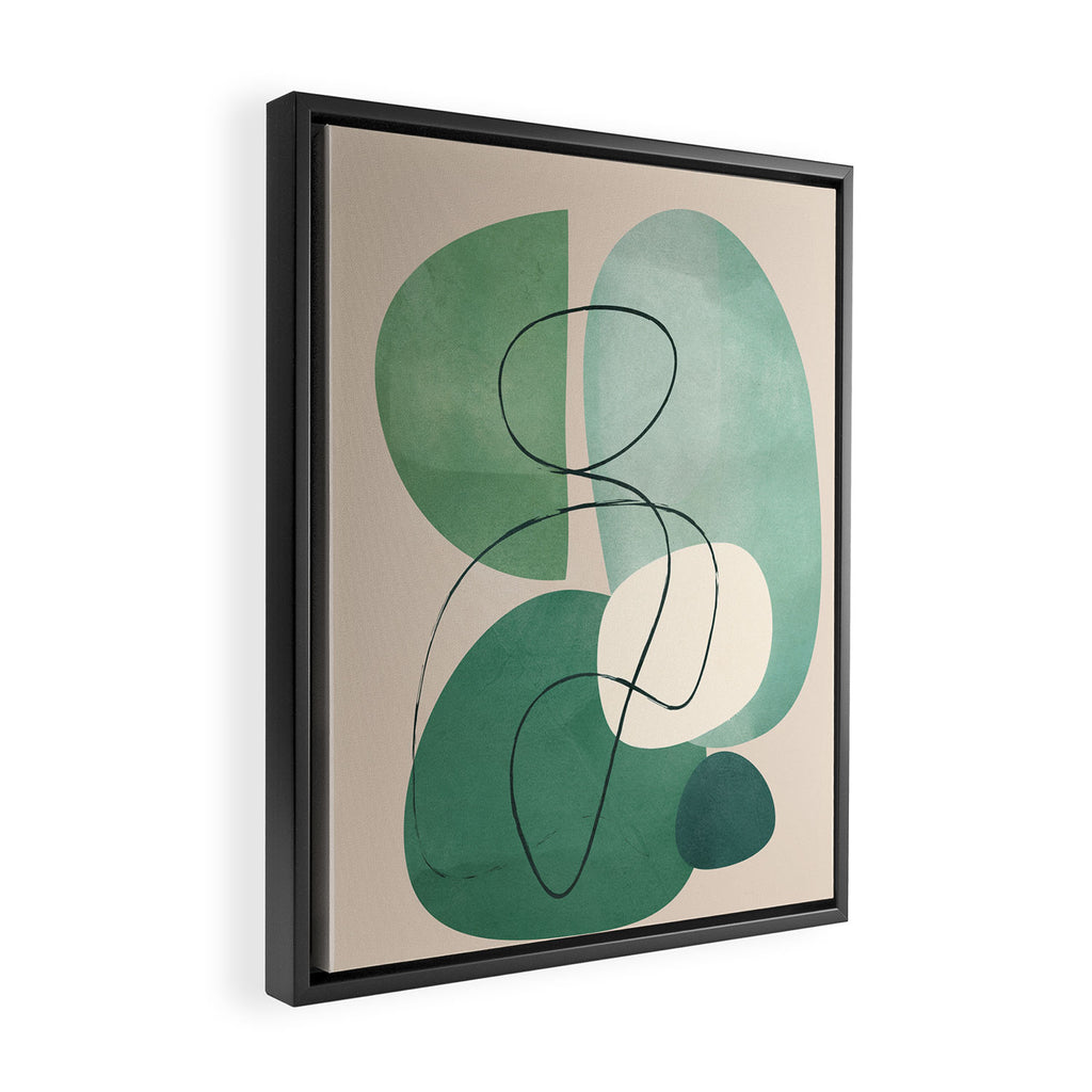 Floating Abstraction 8 Framed Canvas Print Gallery Image 2