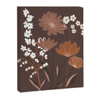 Floral Mocha 1 Canvas Print Gallery Image 8