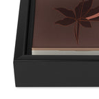 Floral Mocha 3 Framed Canvas Print Gallery Image 3