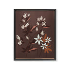 Floral Mocha 3 Framed Canvas Print Gallery Image 8