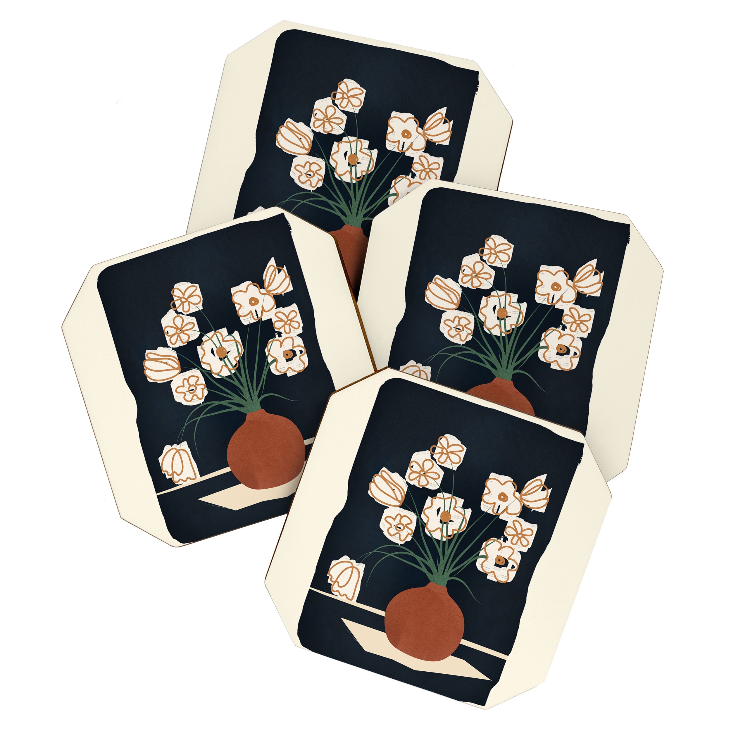Flowers 1 Coaster Gallery Image 1