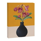 Flowers in Black Vase 2 Canvas Print Gallery Image 6