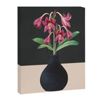 Flowers in Black Vase 3 Canvas Print Gallery Image 6