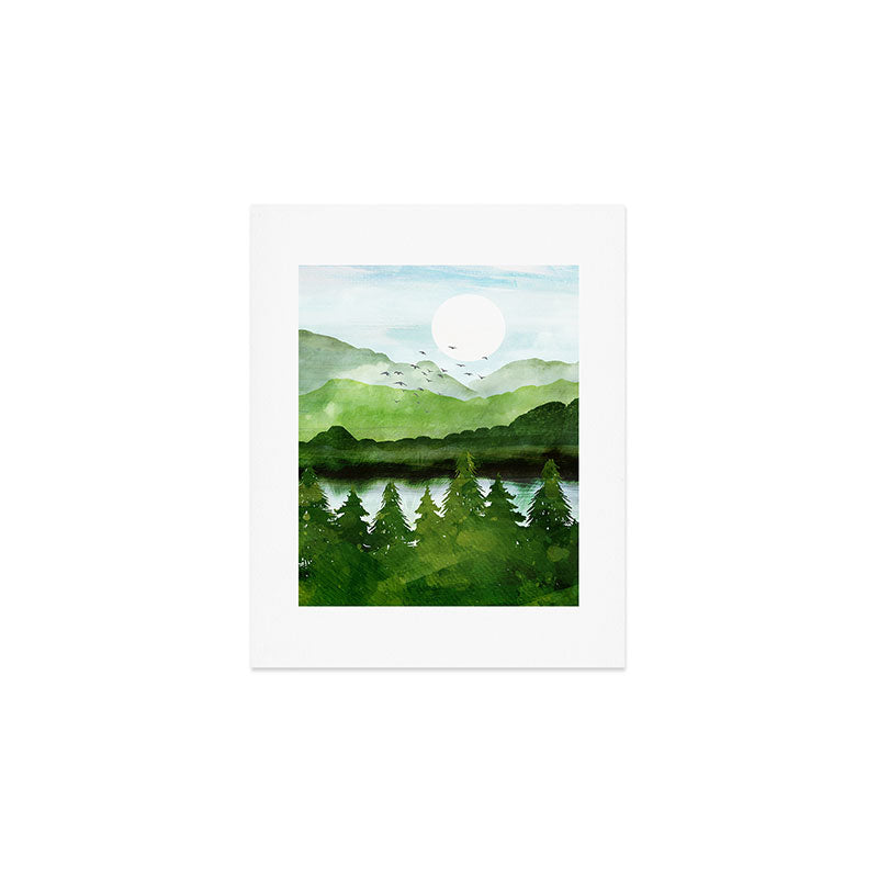 Forest Morning Art Print Gallery Image 1