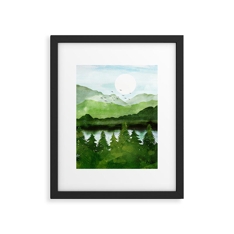 Forest Morning Framed Art Print Gallery Image 6