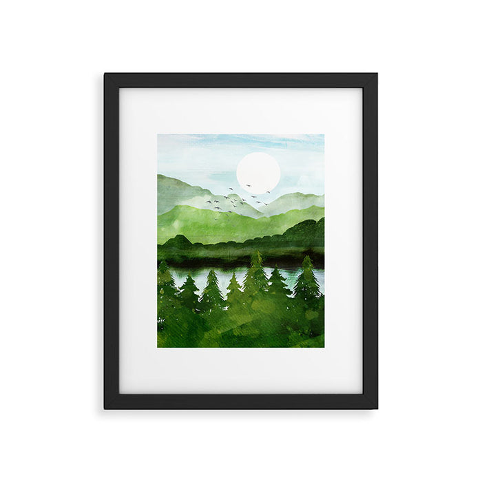 Forest Morning Framed Art Print Gallery Image 1