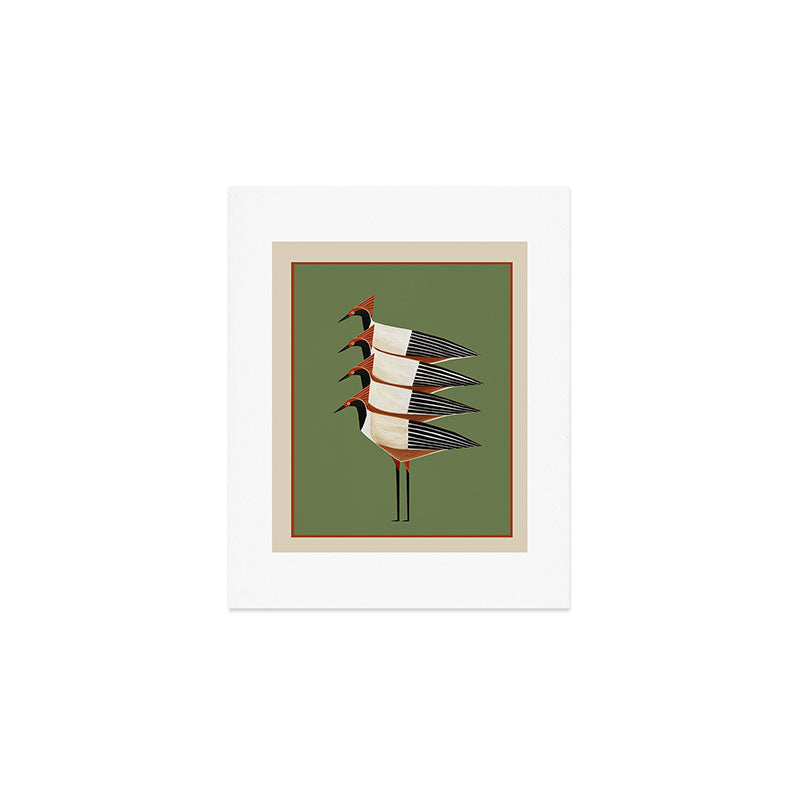 Four Birds I Art Print Gallery Image 1
