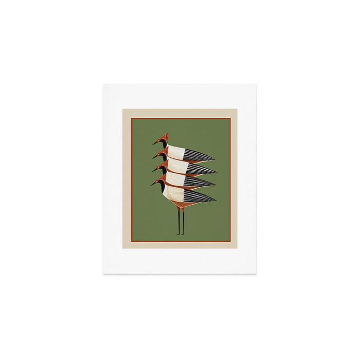 Four Birds I Art Print Gallery Image 1