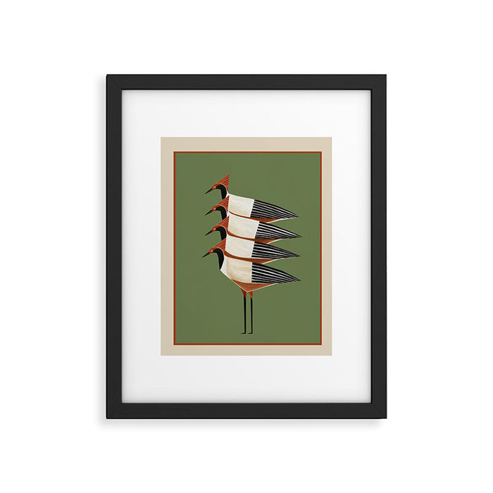 Four Birds I Framed Art Print Gallery Image 1