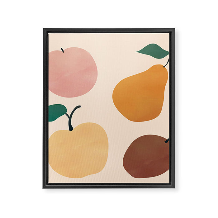 Four Fruit Framed Canvas Print Gallery Image 1