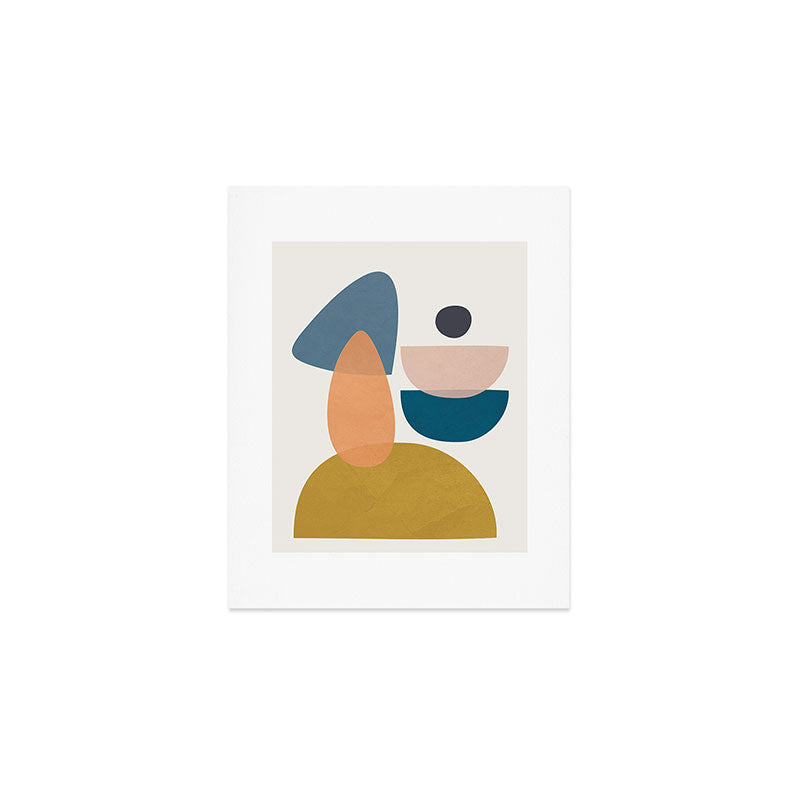 Free Abstract Shapes I Art Print Gallery Image 1