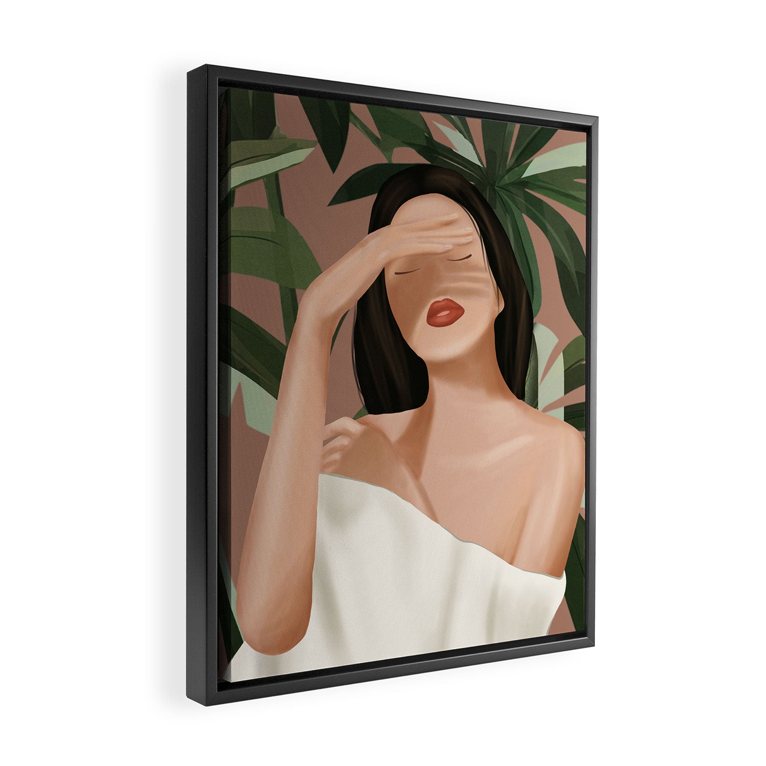 Gentle Beauty Framed Canvas Print Gallery Image 2