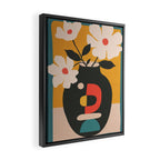 Geometric Blossom 1 Framed Canvas Print Gallery Image 2