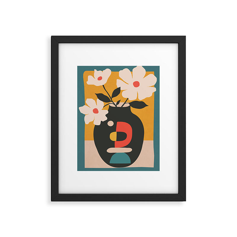 Geometric Blossom 1 Framed Art Print Gallery Image 5