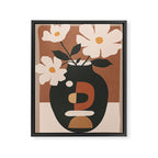Geometric Blossom 2 Framed Canvas Print Gallery Image 6