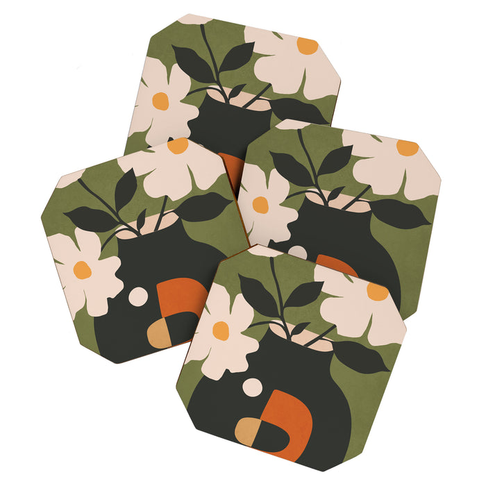 Geometric Blossom 3 Coaster Gallery Image 1
