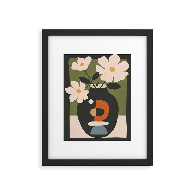 Geometric Blossom 3 Framed Art Print Gallery Image 5