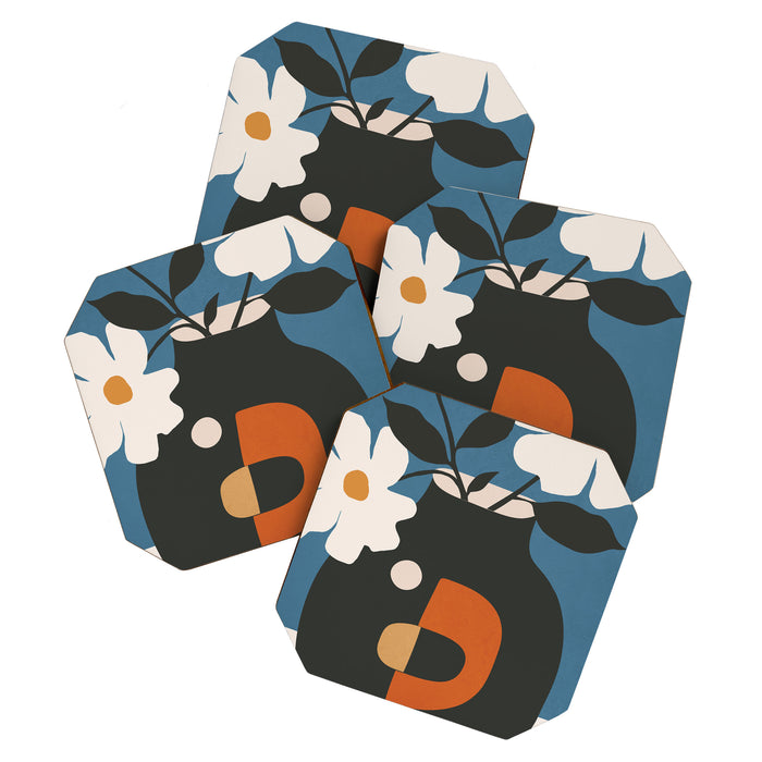 Geometric Blossom 4 Coaster Gallery Image 1