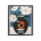 Geometric Blossom 4 Framed Canvas Print Gallery Image 6