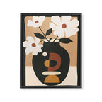 Geometric Blossom 5 Framed Canvas Print Gallery Image 6