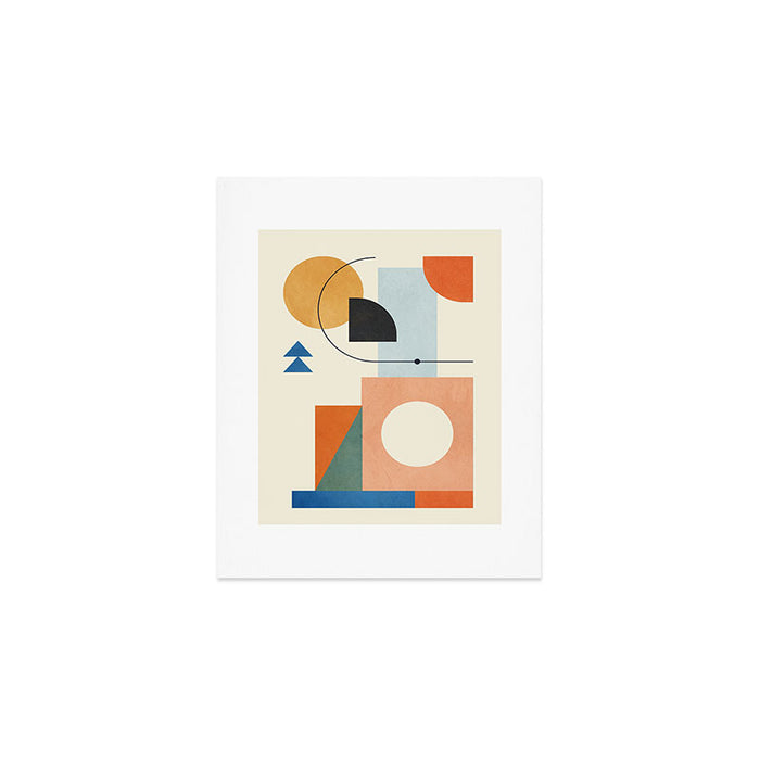 Geometric Color Play 02 Art Print Gallery Image 1
