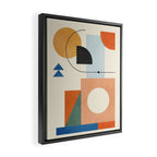 Geometric Color Play 02 Framed Canvas Print Gallery Image 2