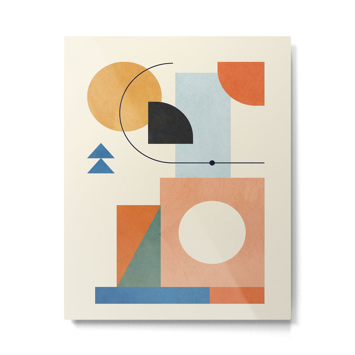 Geometric Color Play 02 Metal Print Gallery Image 1