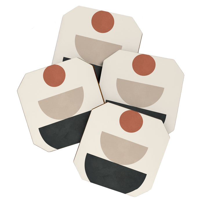 Geometric Modern Art 30 Coaster Gallery Image 1