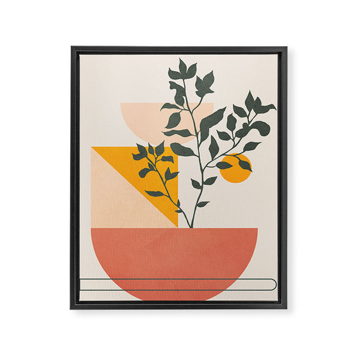 Geometric Modern Art 43 Framed Canvas Print Gallery Image 1
