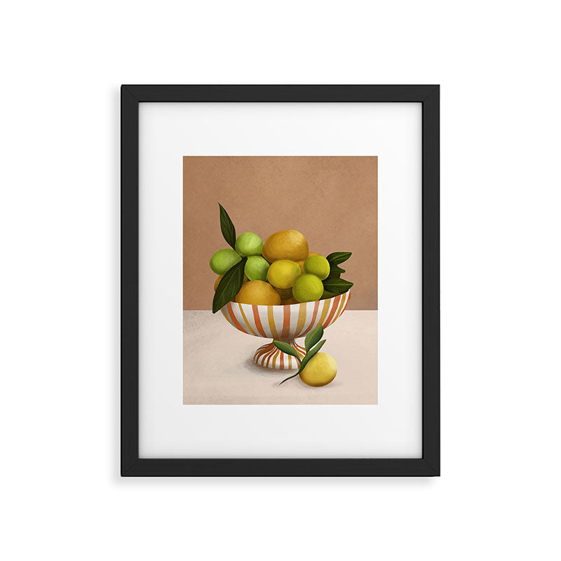 Golden Citrus 1 Framed Art Print Gallery Image 5