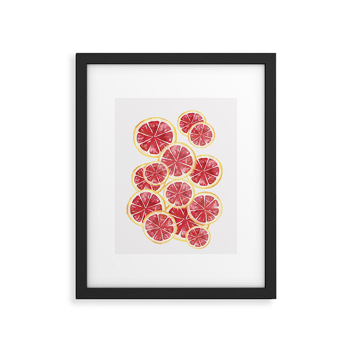 Grapefruits Framed Art Print Gallery Image 1