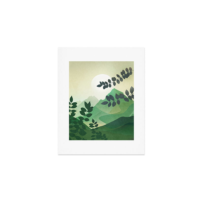 Green Mountains Art Print Gallery Image 1