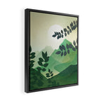 Green Mountains Framed Canvas Print Gallery Image 2