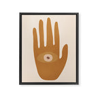 Hamsa Hand Framed Canvas Print Gallery Image 6