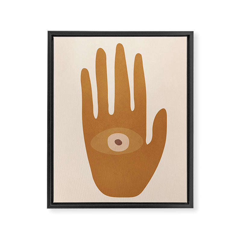 Hamsa Hand Framed Canvas Print Gallery Image 6