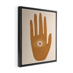 Hamsa Hand Framed Canvas Print Gallery Image 2